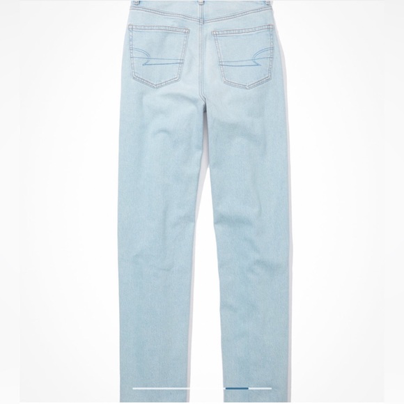 AE Strigid Highest Waist Crossover Baggy Straight Jeans - Picture 2 of 4